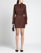 Jijil Womens Mini dress Chocolate in Brown