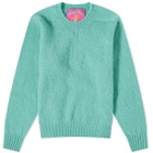 Howlin by Morrison Women's Howlin' Shaggy Bear Women Cardigan in Mint Lover