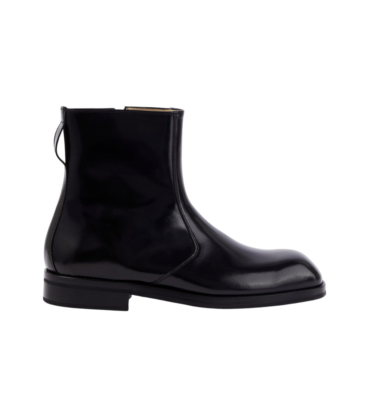 20FW LEMAIRE zipped boots コードバン 43 ブラック LEMAIRE Black Piped Zipped Boots Lemaire
