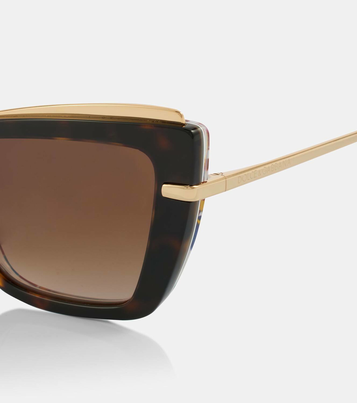Dolce & Gabbana Black Silver Sequin Butterfly Polarized Sunglasses main image 1