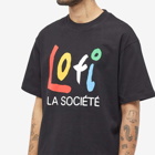 Lo-Fi Men's La Societe T-Shirt in Black