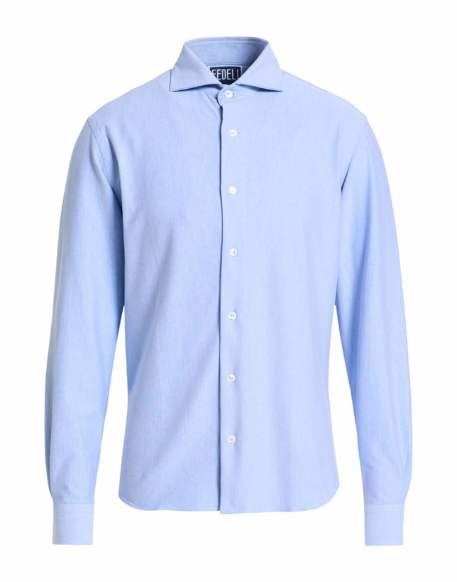 Photo: Fedeli Mens Shirt Sky in Blue