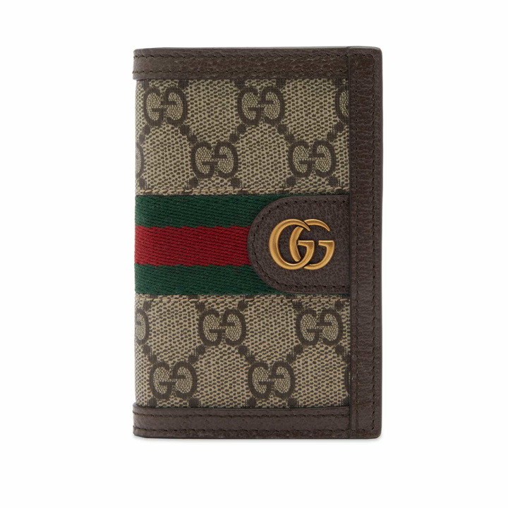 Photo: Gucci Men's Ophidia GG Monogram Card Wallet in Beige 