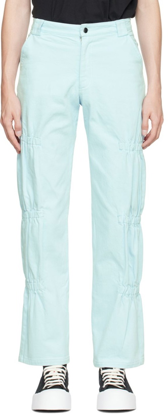 Photo: Collina Strada Blue Ruched Trousers