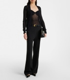 Victoria Beckham Cotton-blend cardigan