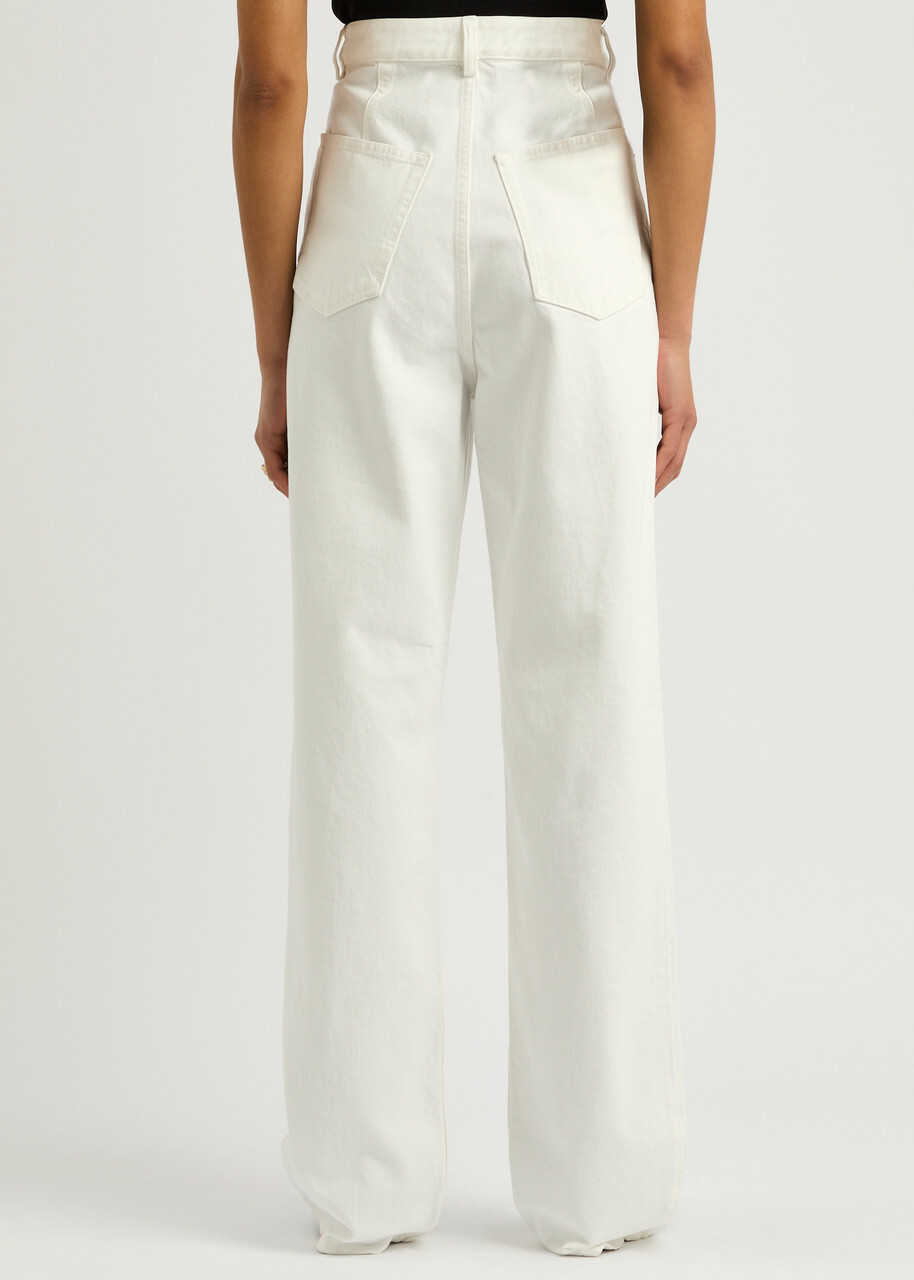 Petar Petrov Streetlife Wide-leg Jeans Ecru