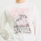 Aries Women's Faded Shroom Awakening Long Sleeve T-Shirt in White