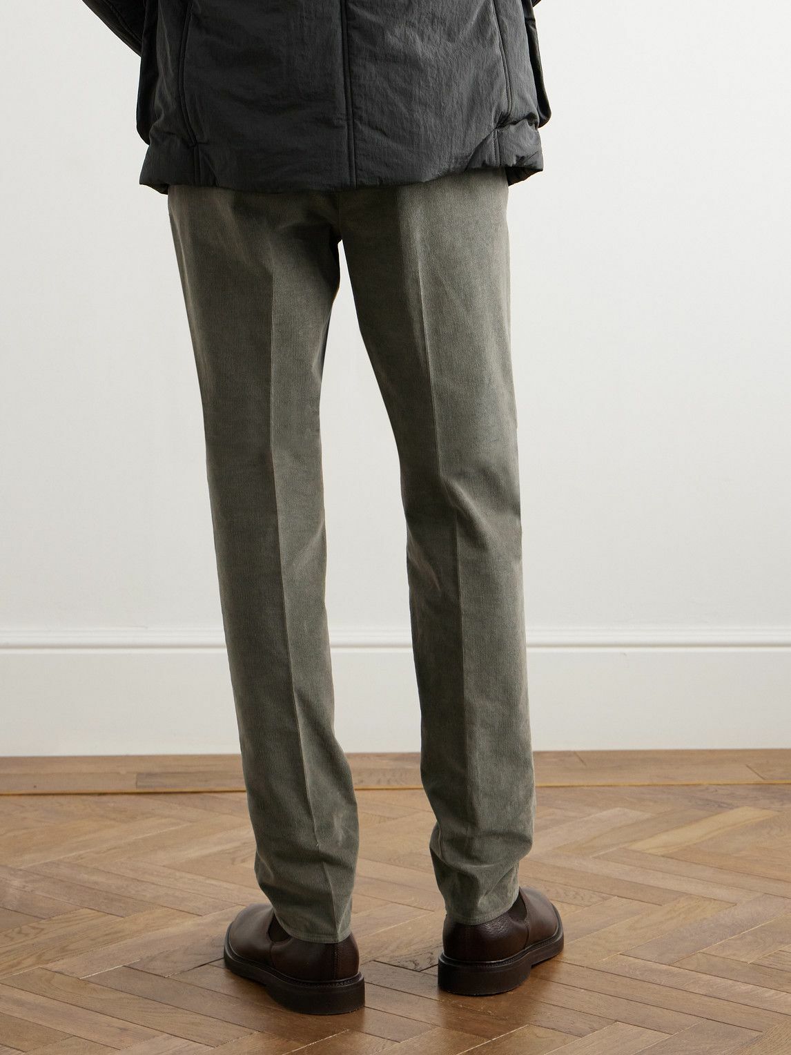 Pantalon Casual Femme INCOTEX Venezia 1951 - Taille 44, Coupe Droite, Stretch, Blanc - État Impeccable