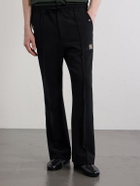Needles - Piping Cowboy Straight-Leg Embroidered Woven Trousers - Black