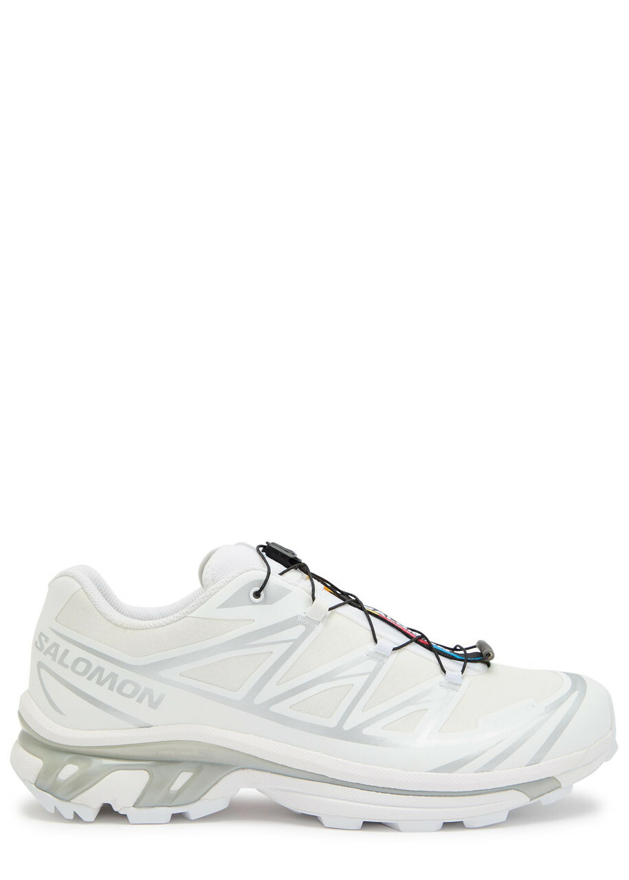 Salomon XT-6 Gtx Panelled Mesh Sneakers White