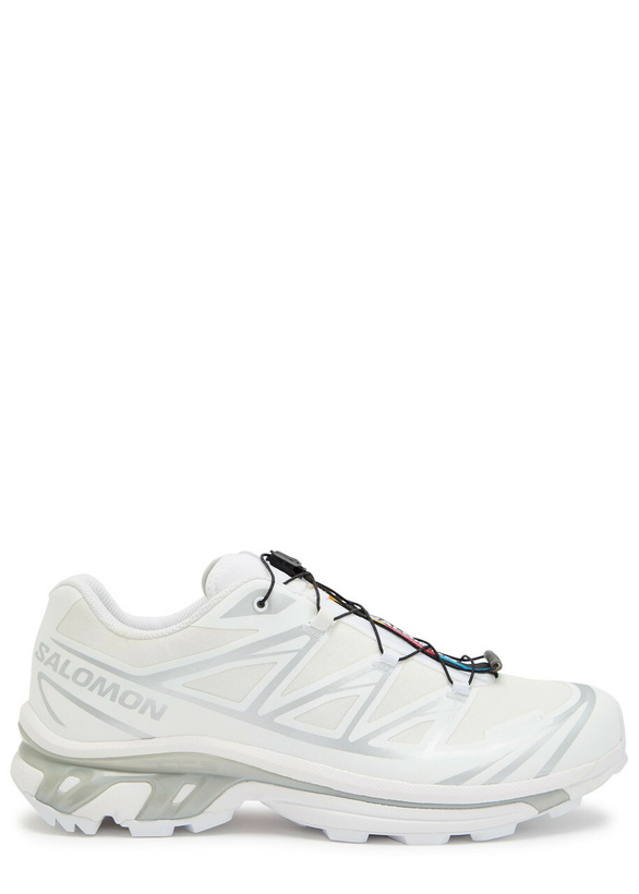 Photo: Salomon XT-6 Gtx Panelled Mesh Sneakers White