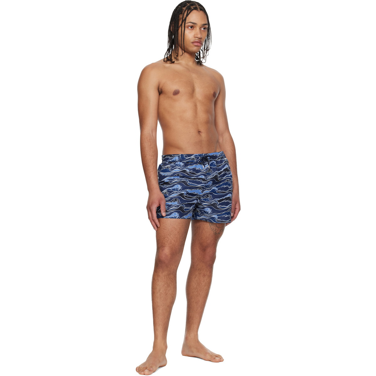 Paul Smith Blue Waves Swim Shorts