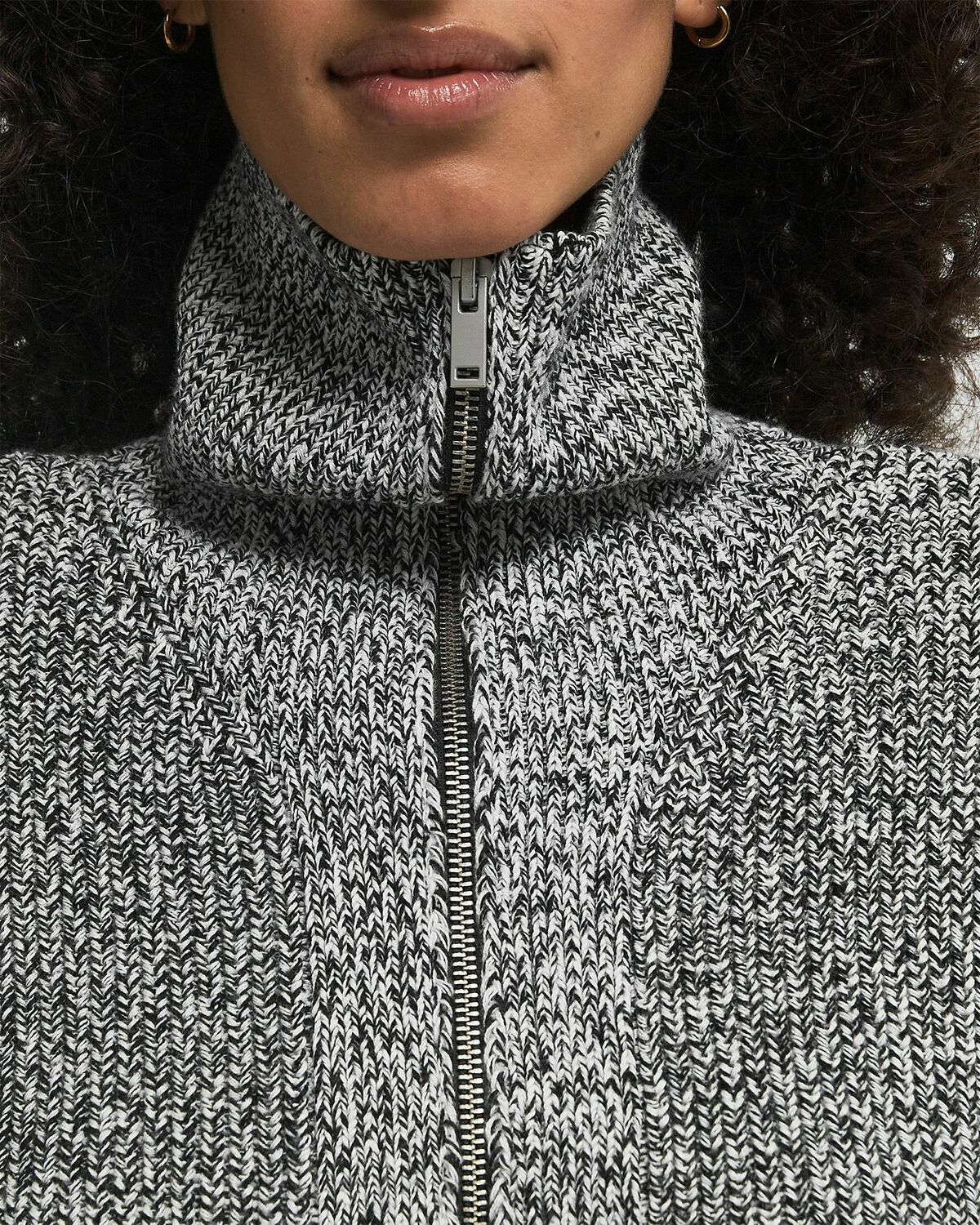 Envii ENWASHINGTON LS CARDIGAN 5190 Black Womens Zippers & Cardigan