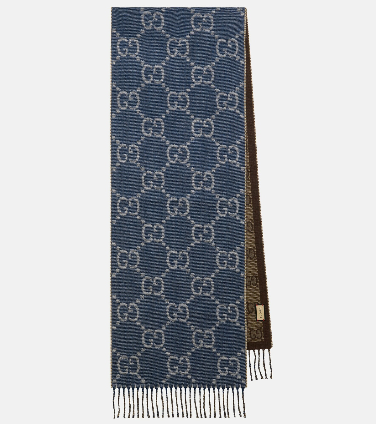 【関税＆送料込み】Gucci Gg Jacquard Wool Scarf GG wool jacquard scarf in ivory and beige | GUCCI® US