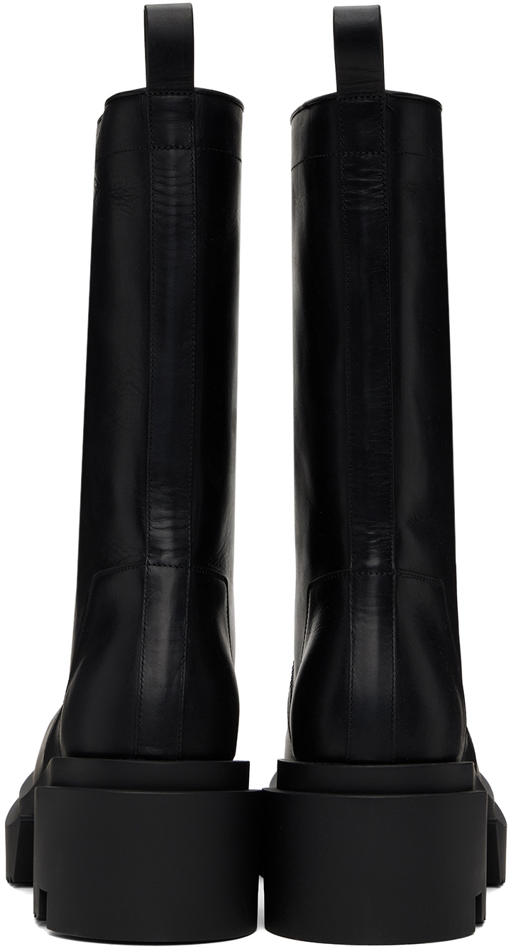 Rick Owens Black Bogun Boots Rick Owens