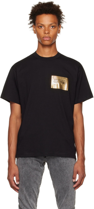 Photo: Versace Jeans Couture Black Piece Number T-Shirt