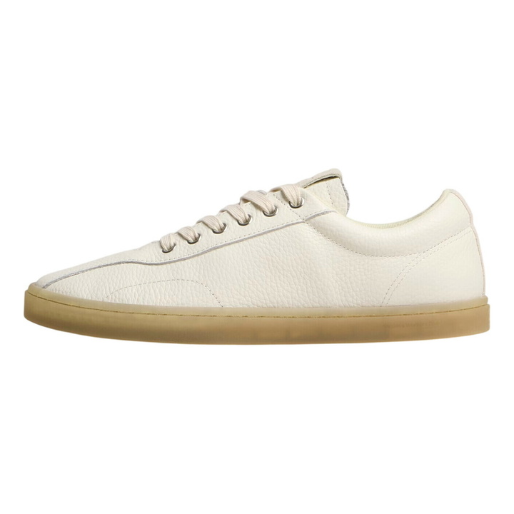 Photo: Stepney Workers Club Men's Surma Tumbled Leather Sneaker in Off-White