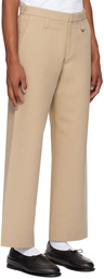 Jacquemus Beige Le Chouchou 'Le Pantalon Piccinni' Trousers