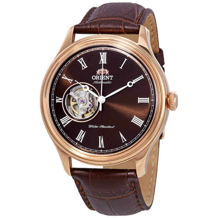 Photo: Orient Open Heart Automatic Brown Dial Mens Watch TAG00001T