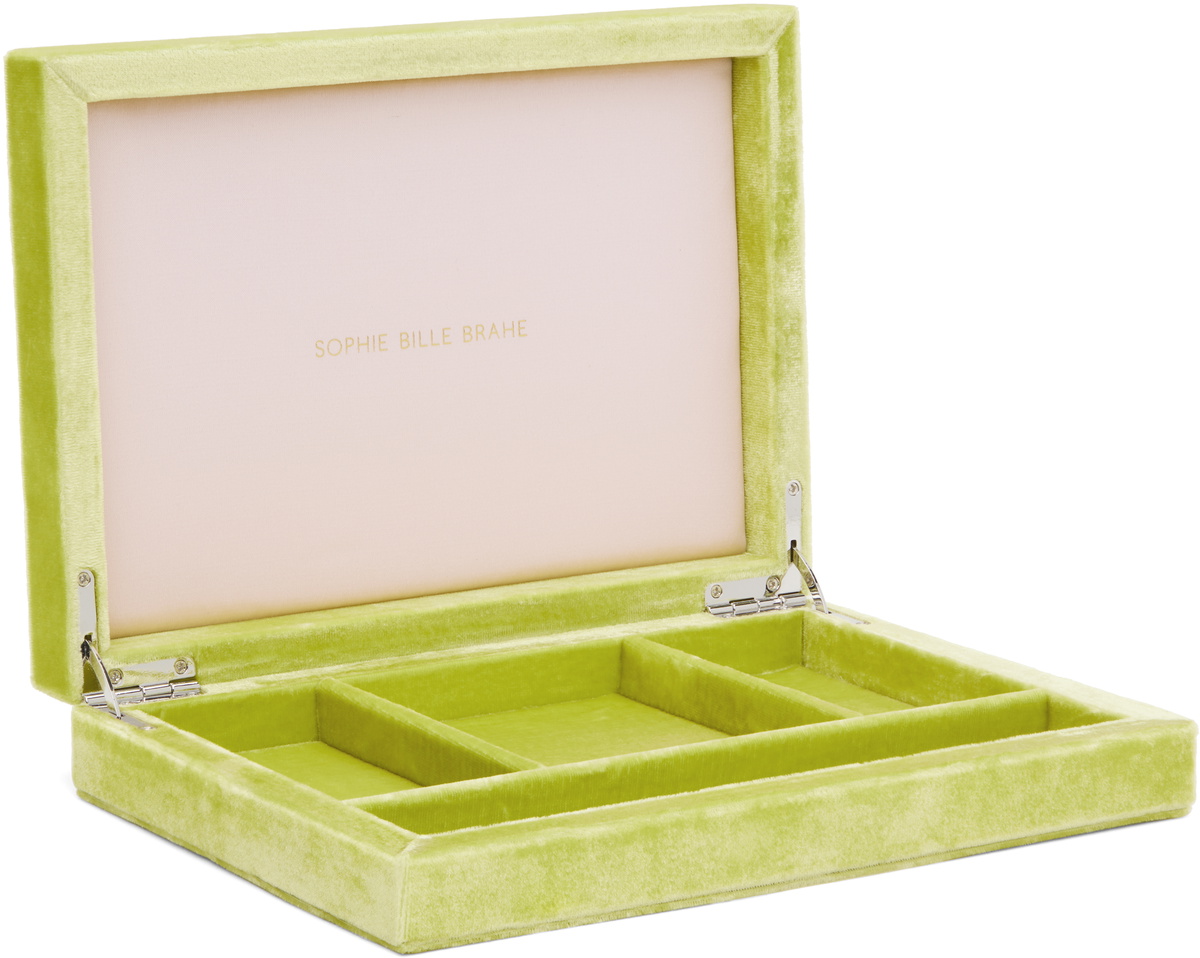 Sophie Bille Brahe Green Trésor Tulipe Jewelry Box