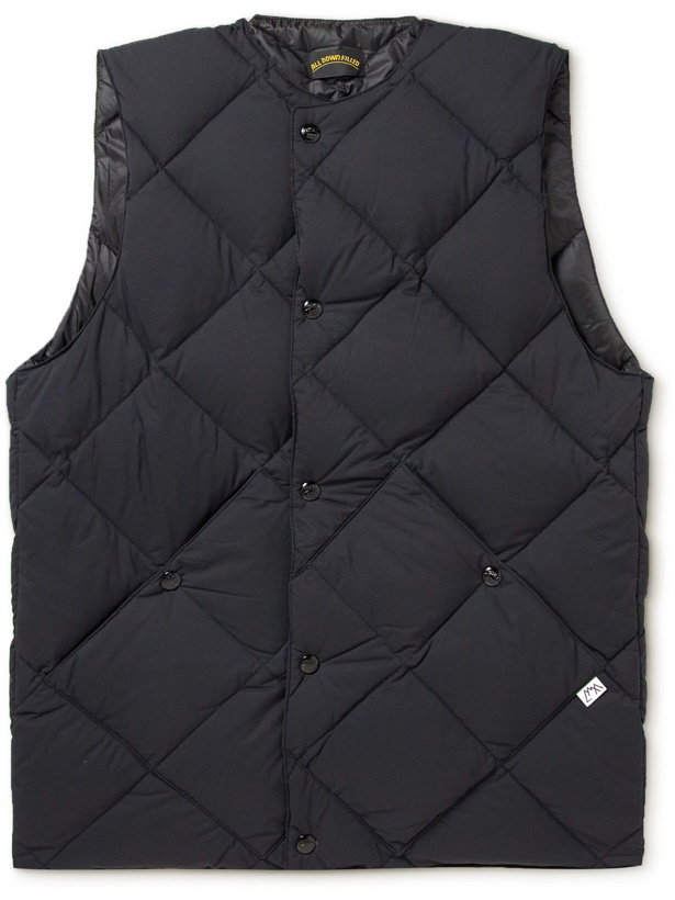 Photo: Comfy Outdoor Garment - Padded Quilted Down Gilet - Black