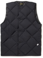 Comfy Outdoor Garment - Padded Quilted Down Gilet - Black