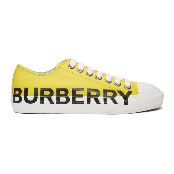 Photo: Burberry Yellow Larkhall Sneakers