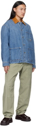 Bottega Veneta Blue Vintage Denim Jacket