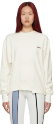 Ambush Off-White Fleece Mix Sweatshirt