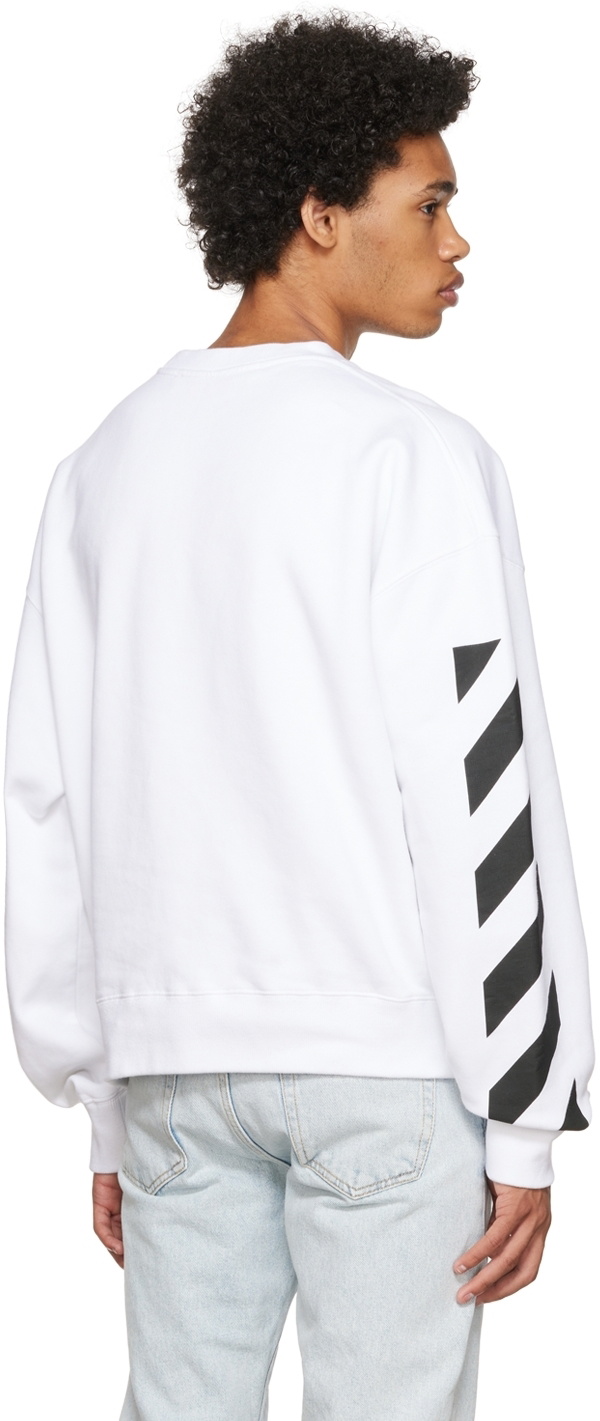 Off-White White Diag Sweatshirt