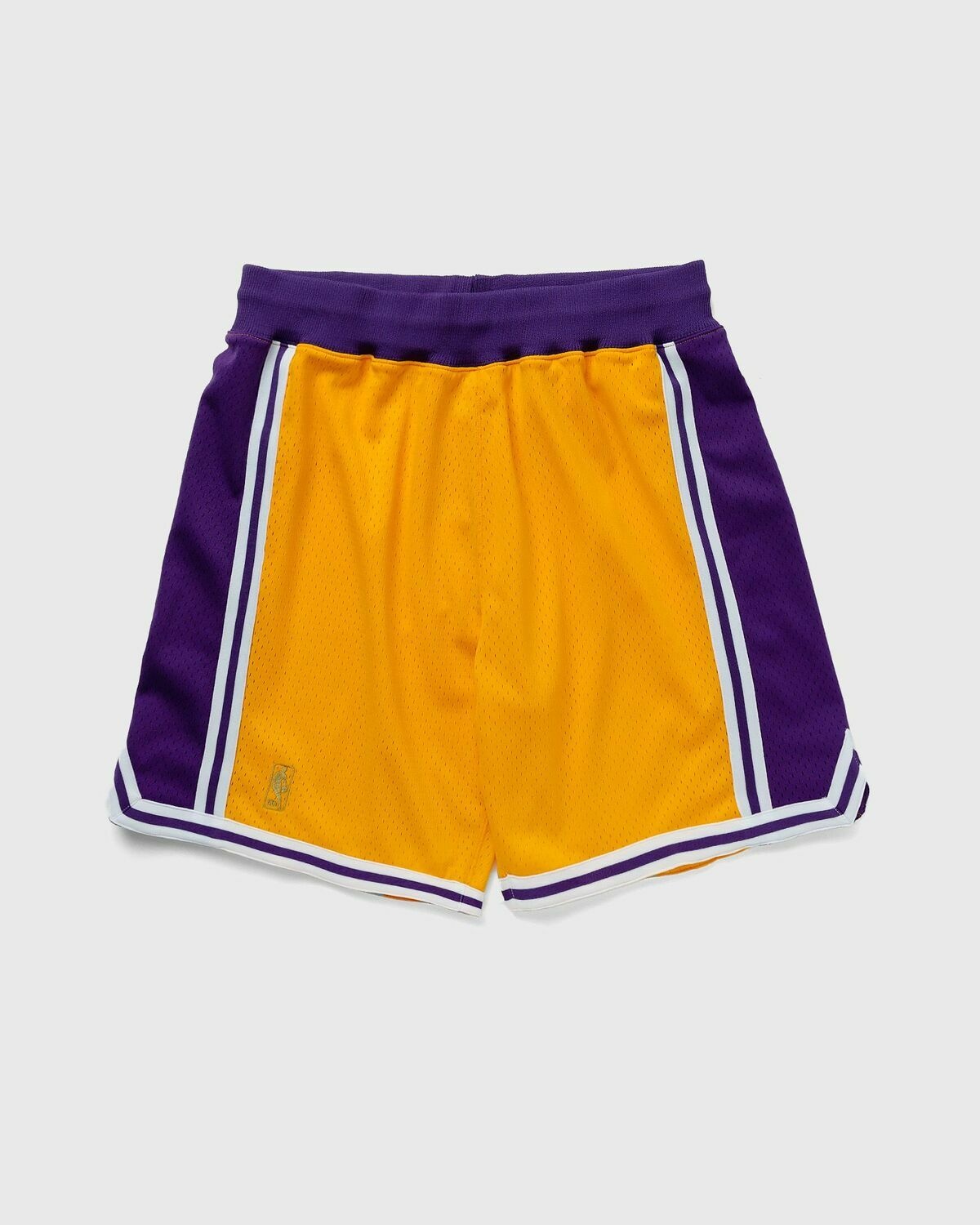 Mitchell & Ness Nba Authentic Shorts Los Angeles Lakers Home 1996 97 Yellow - Mens - Sport & Team Shorts