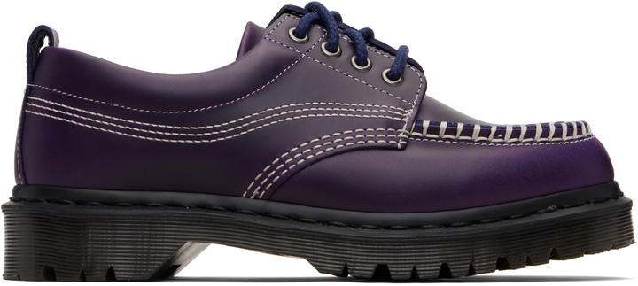 Photo: Dr. Martens Purple Orleans Leather Lowell Derbys