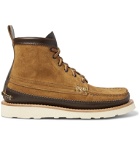 Yuketen - Maine Guide 6 Eye Textured-Leather Boots - Brown
