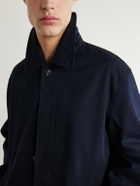 A.P.C. - Mac Duras Cotton Mac Coat - Blue