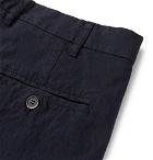 Barena - Slim-Fit Cotton-Blend Ripstop Shorts - Midnight blue