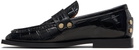 GANNI Black Studded Loafers