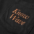 Know Wave Men's Serif Pocket T-Shirt in Black