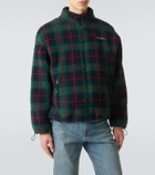 Miu Miu Checked teddy jacket