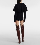 Chloé Caped wool and cashmere cardigan