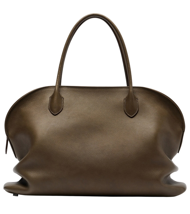 Photo: The Row Agnes 15 leather tote bag