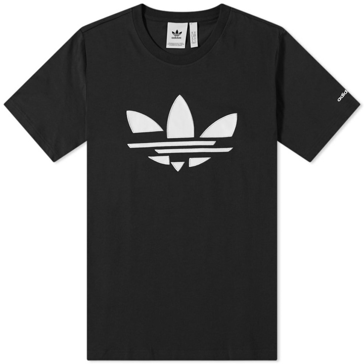 Photo: Adidas Men's Adicolor T-Shirt in Black/White