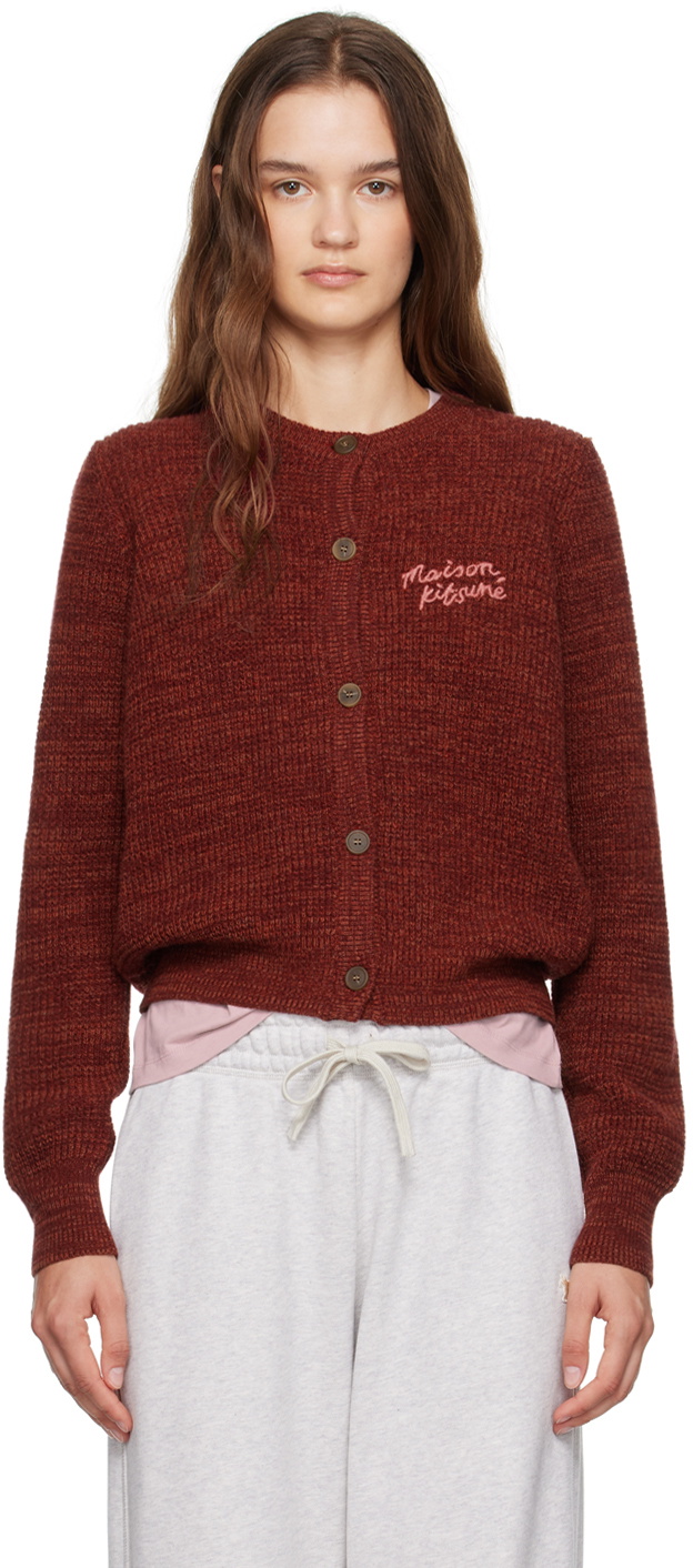 Maison Kitsuné Women's Wool Vest Red main image 1