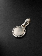 David Yurman - Evil Eye Sterling Silver, 18-Karat Gold and Emerald Pendant