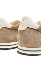 Brunello Cucinelli Panelled Suede Sneakers Brown