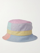 POLO RALPH LAUREN - Logo-Embroidered Colour-Block Cotton-Canvas Bucket Hat - Multi - S/M