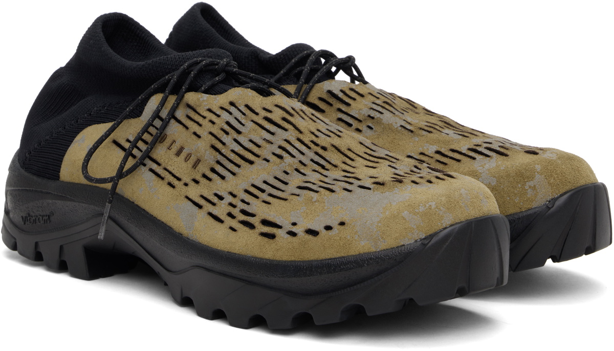 DEMON SSENSE Exclusive Black & Khaki Cambriana Sneakers Demon