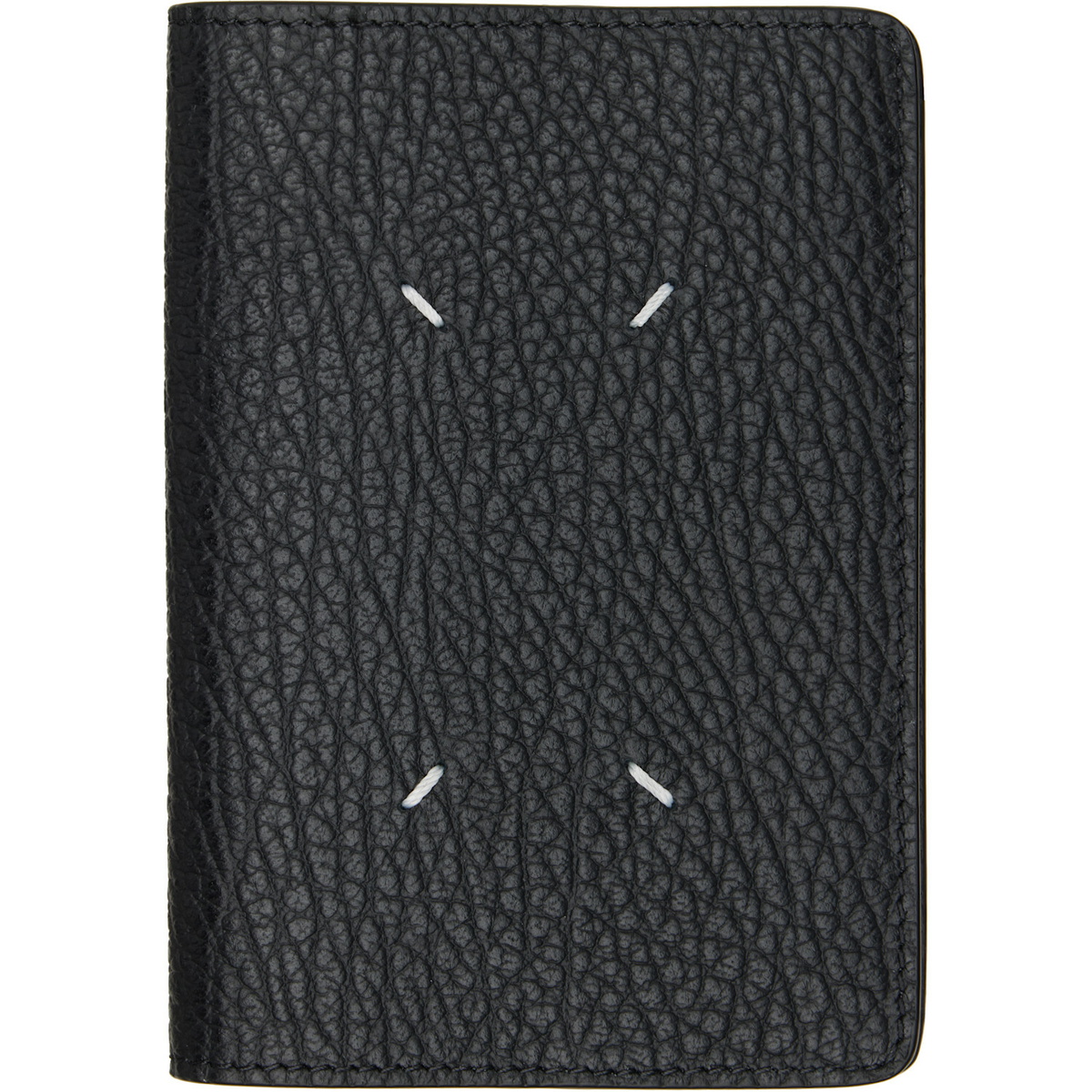 Maison Margiela Black Four Stitches Passport Holder