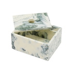 ferm LIVING Mist Box - 7.5x10cm in Emerald/Off-White 