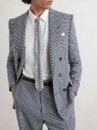 TOM FORD - 6cm Snake-Print Knitted Silk Neck Tie