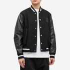 Givenchy Men's Mix Material Varsity Jacket in Black